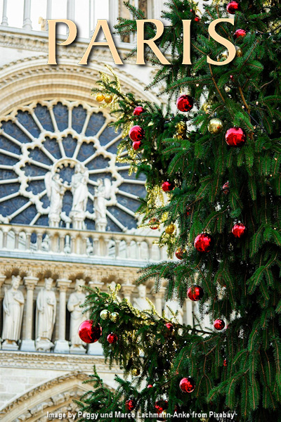 Plan a visit to the newly-resurrected Notre Dame Cathedral this Holday Season. Image by Peggy and Marco Lachmann-Anke from Pixabay. Thanks, Peggy & Marco!